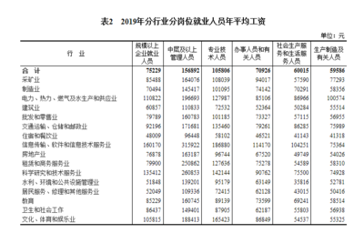 2019年全國(guó)規(guī)上企業(yè)就業(yè)人員年平均工資增長(zhǎng)10%，軟件和信息技術(shù)服務(wù)業(yè)投資與管理成亮點(diǎn)